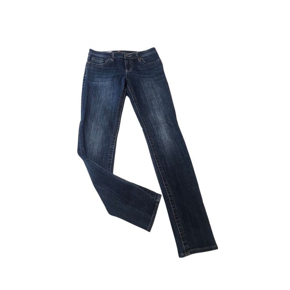 Kut from the Kloth Women's Diana Stretch Denim Skinny Jeans Dark Wash Blue Sz 4